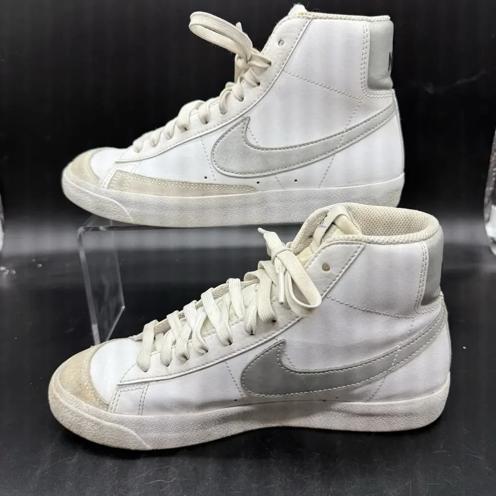 Nike Blazer Mid '77 GS Sneaker Youth Size 6Y Womens 7.5 White Silver DA4086-101